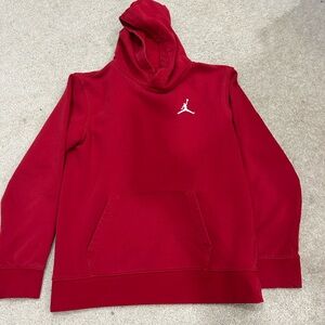 Jordan Youth boys Red Hoodie Sweater